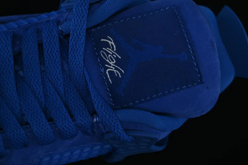 All categories Air Jordan Jordan series basketball shoes Air Jordan 4 Nigel Sylvester x Air Jordan 4 Retro "Blue" AJ4 Joe 4 joint blue brick HF4340-400